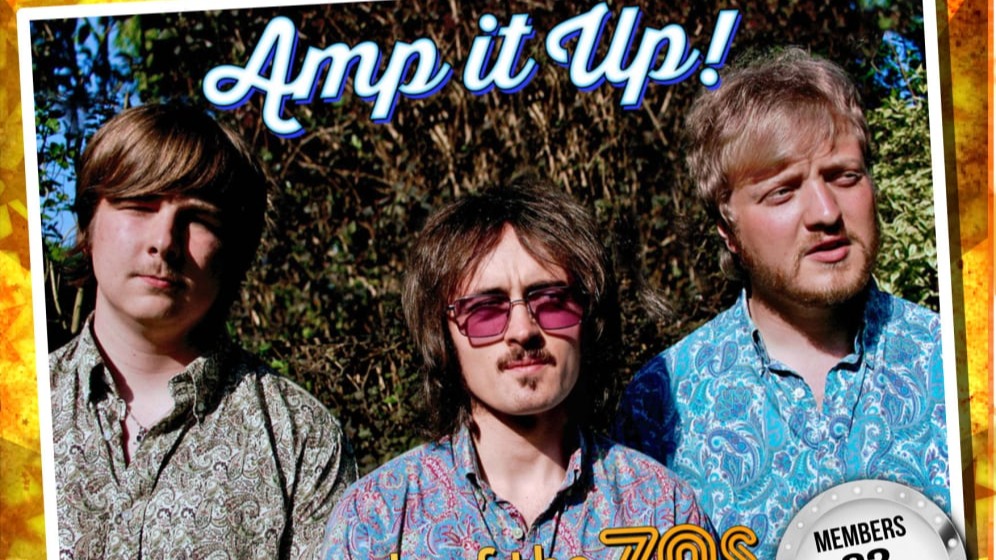 Promotion poster image of Amp It Up at the Warsop Ex on Fri 23 October 2026